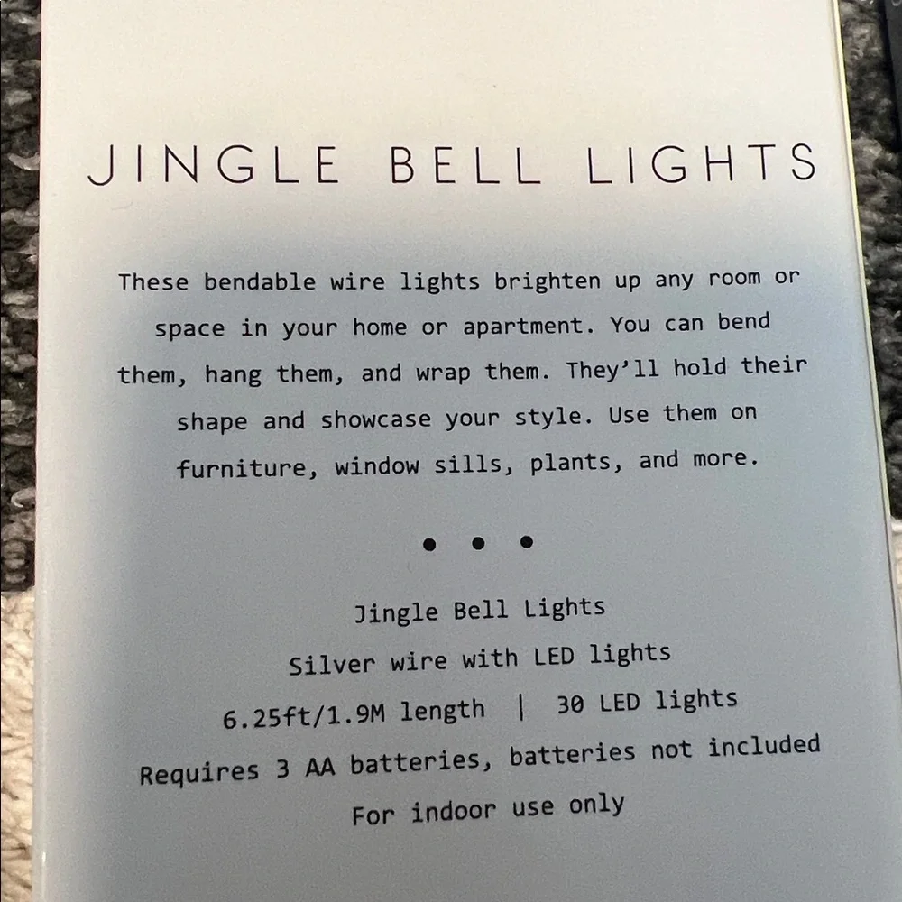 SIX Christmas LED lights, NIB and EUC! Candy canes, bells, snowflakes, multi!